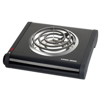 Brentwood TS-321BK 1000w Single Electric Burner, Black - Brentwood  Appliances