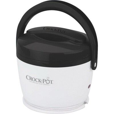 Crock-Pot® Lunch Crock® 20 oz. Food Warmer, Black/White (SCCPLC200-BK)