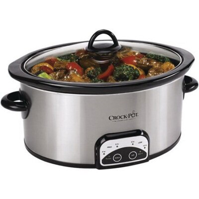 Crock-Pot® Smart-Pot® 6 qt Slow Cooker, Brushed Stainless Steel (SCCPVP600-S-A)