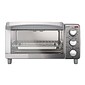Black & Decker® Stainless Steel 4-Slice Natural Convection Countertop Toaster Oven, Silver (TO1760SS)