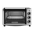 Black & Decker® Stainless Steel 6-Slice Convection Countertop Toaster Oven, Silver (TO3210SSD)