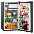 Midea® 4.4 cu. ft. Single Reversible Door Compact Refrigerator And Freezer, Black (WHS160RB1)