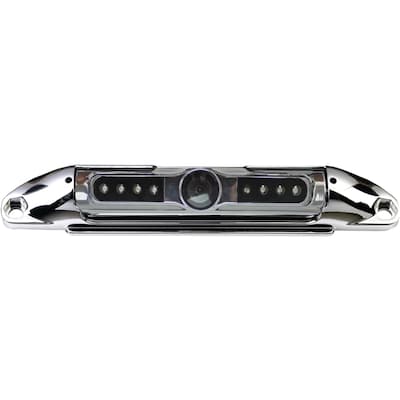 Boyo Vision Vtl400Cir Bar-Type 140° License Plate Camera with Ire Night Vision & Parking-Guide Lines, Chrome (BYOVTL400CIRDS)