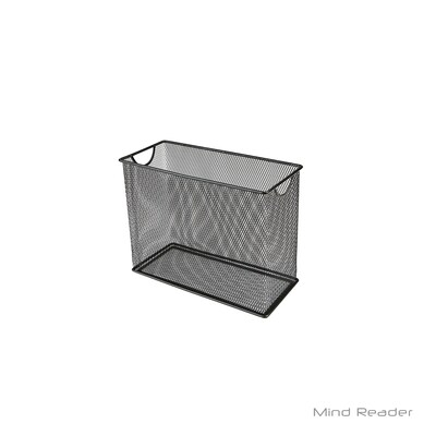 Mind Reader Mesh Table Top File Basket, Black (FILEBASK-BLK)