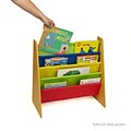Mind Reader Fabric Sling Book Shelf, Brown (KBORG4-BRN)