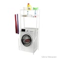 Mind Reader Laundry Utility Washing Machine Shelf and Rack, White (WASHRK-WHT)