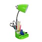Limelights Incandescent Desk Lamp with USB Port, Green (LD1056-GRN)