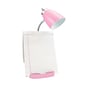 Limelights Incandescent Desk Lamp with Charging Outlet, Pink (LD1057-PNK)