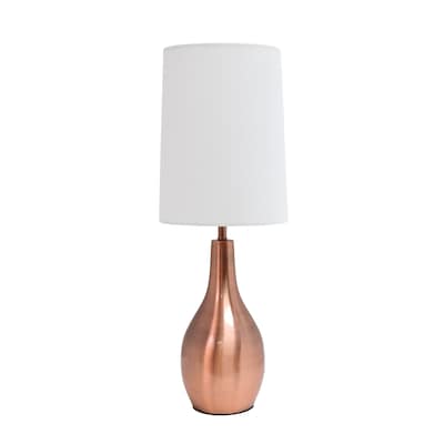 Simple Designs Incandescent Table Lamp, Rose Gold (LT3303-RGD)