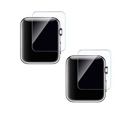 Apple Watch Premium Tempered Glass Film Screen Protector, 0.42, 2 Pack (DSPGAPWATCH42X2)