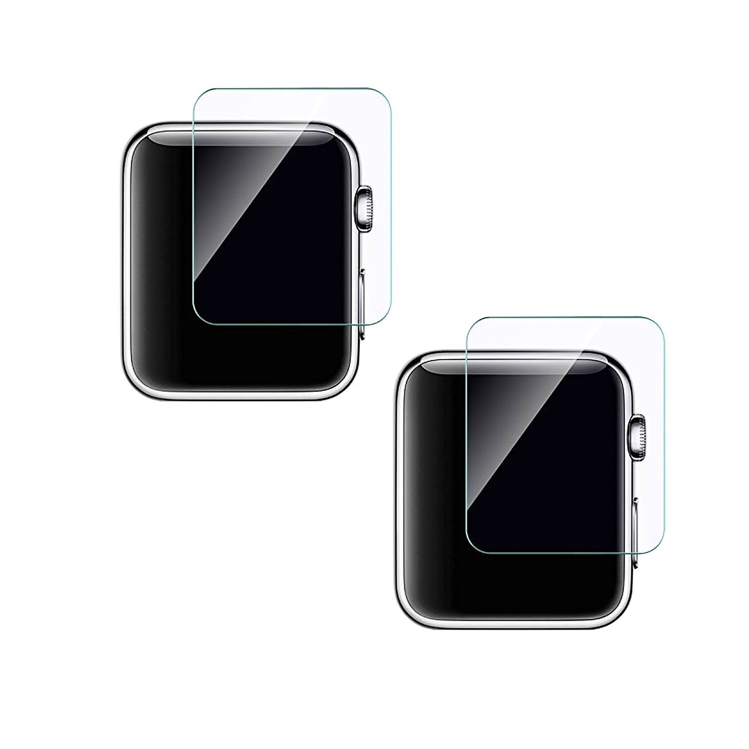 Apple Watch Premium Tempered Glass Film Screen Protector, 0.42, 2 Pack (DSPGAPWATCH42X2)