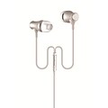 Metal Earbuds with Mic, 3.5mm Corded Stereo Earphones, iPhone iPod Samsung Galaxy HTC S6/7/8 ZTE LG, Gold (OTEB-MTL-GD)
