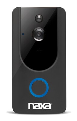 Naxa Smart Wi-Fi Doorbell, Black (NSH-6000)