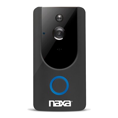 Naxa Smart Wi-Fi Doorbell, Black (NSH-6000)