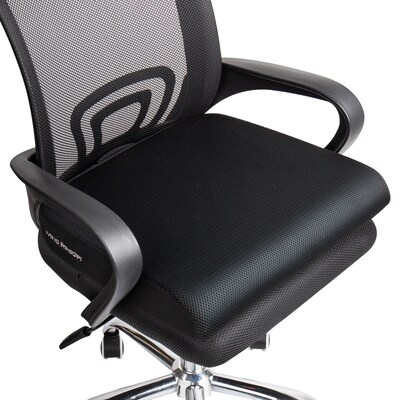 Mind Reader Harmony Collection Foam Cushions, Black (MEMGEL-BLK)