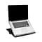 Mind Reader 14.76 x 11.3 Plastic Lap Desk, White/Black (LTADJUST-WHT)