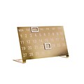 Design Ideas 3 x 7 Coronet Calendar, Brass (3202026)