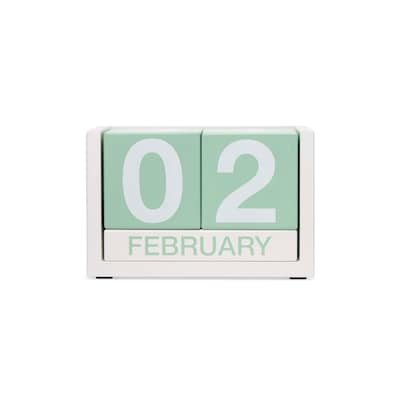 Design Ideas 2.75 x 5.5 ThreeSixFive Calendar, Mint (3652017)
