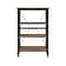 Thomasville Breslyn 3-Shelf 48H Metal Bookcase, Crosscut Hickory/Black Nickel (SPLS-BRBK-TV)