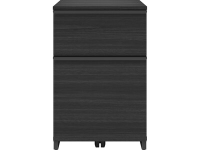 Thomasville Furniture Latimer 2-Drawer Vertical File Cabinet, Pedestal, Burnt Ash, 20.8D (SPLS-LADF