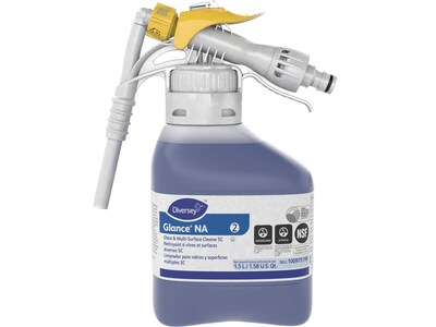 Diversey Glance NA Glass & Multi-Surface Cleaner, 1.5 L (100975198)