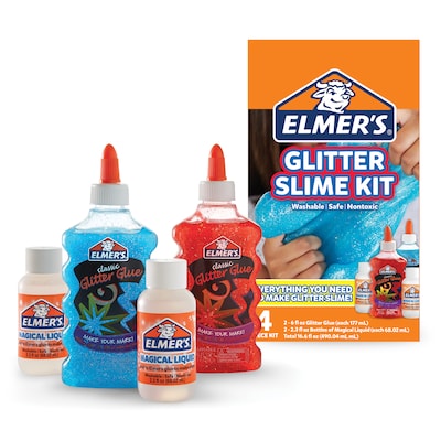 Elmers Glitter Slime Kit, Assorted Colors (2062240)
