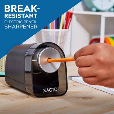 X-ACTO XLR Electric Pencil Sharpener, Black ((1818X/1818XCS)