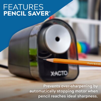 X-ACTO XLR Electric Pencil Sharpener, Black ((1818X/1818XCS)