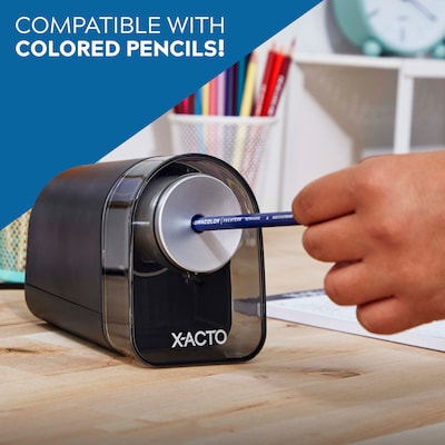 X-ACTO XLR Electric Pencil Sharpener, Black ((1818X/1818XCS)