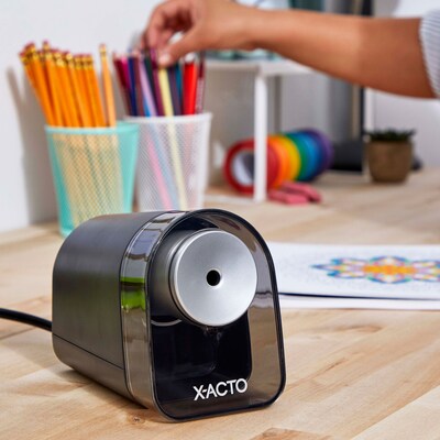 X-ACTO XLR Electric Pencil Sharpener, Black ((1818X/1818XCS)