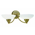 Lite-Source Incandescent 2-Light Bronze Wall Sconce (STL-LTR411314)