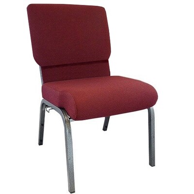 Advantage 20.5 Wide Maroon Church Chair (PCMW-104) | Quill