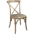 Advantage Natural with White Grain X-back Chairs  (XBACKNWGEC28)