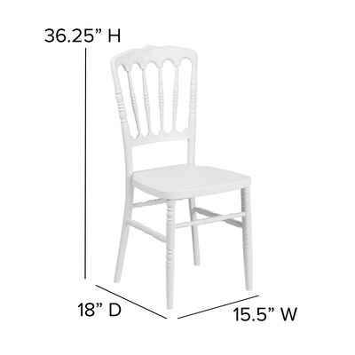 Resin Stacking Napoleon Chair (LELMONWH)