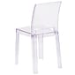 4  Pack. Ghost Chair with Square Back (4OWSQUAREBACK18)