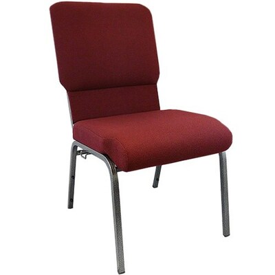 Advantage 18.5 Wide Maroon Church Chair (PCHT185-104-40)