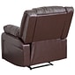 Flash Furniture Harmony Series LeatherSoft Manual Recliners Brown Leather (BT705971BN)