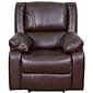 Flash Furniture Harmony Series LeatherSoft Manual Recliners Brown Leather (BT705971BN)