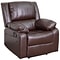 Flash Furniture Harmony Series LeatherSoft Manual Recliners Brown Leather (BT705971BN)