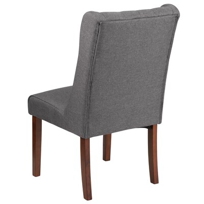 Flash Furniture Polyester Accent Chair, Gray Fabric (2QYA91GY)