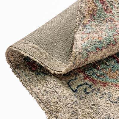 Flash Furniture Katherine Collection Polyester 120" x 95" Rectangular Machine Made Rug, Gray Multi (RCEG202102810GR)