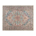 Flash Furniture Katherine Collection Polyester 120 x 94 Rectangular Machine Made Rug, Blue Multi (