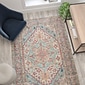 Flash Furniture Katherine Collection Polyester 84" x 61" Rectangular Machine Made Rug, Blue Multi (RCEG20210157BL)