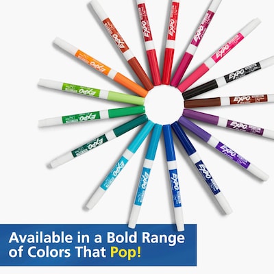 Expo® Black Dry Erase Markers