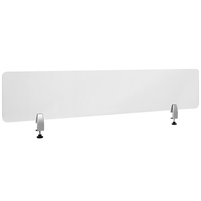 Flash Furniture Desk Partition, 12H x 60W, Clear Acrylic (BRDDIA30152)