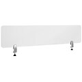 Flash Furniture Desk Partition, 12H x 55W, Clear Acrylic (BRDDIA30139)