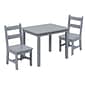 Flash Furniture Kyndl Kids Square Activity Table Set, 20" x 24", Gray (TWWTCS1001GRY)
