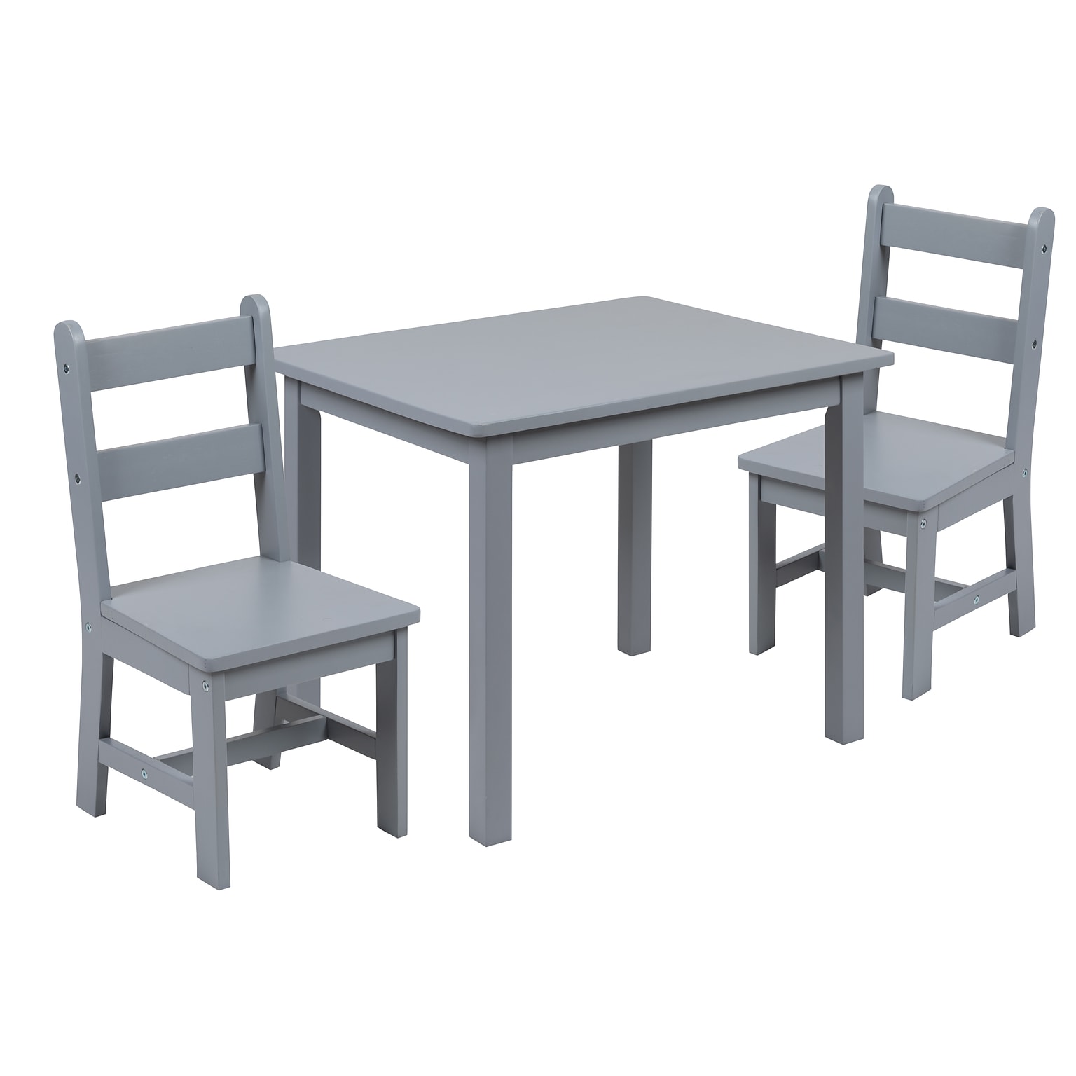Flash Furniture Kyndl Kids Square Activity Table Set, 20 x 24, Gray (TWWTCS1001GRY)