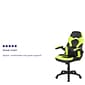 Flash Furniture X10 Ergonomic LeatherSoft Swivel Gaming Chair, Neon Green/Black (CH00095GN)