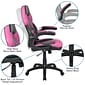 Flash Furniture X10 Ergonomic LeatherSoft Swivel Gaming Chair, Pink/Black (CH00095PK)